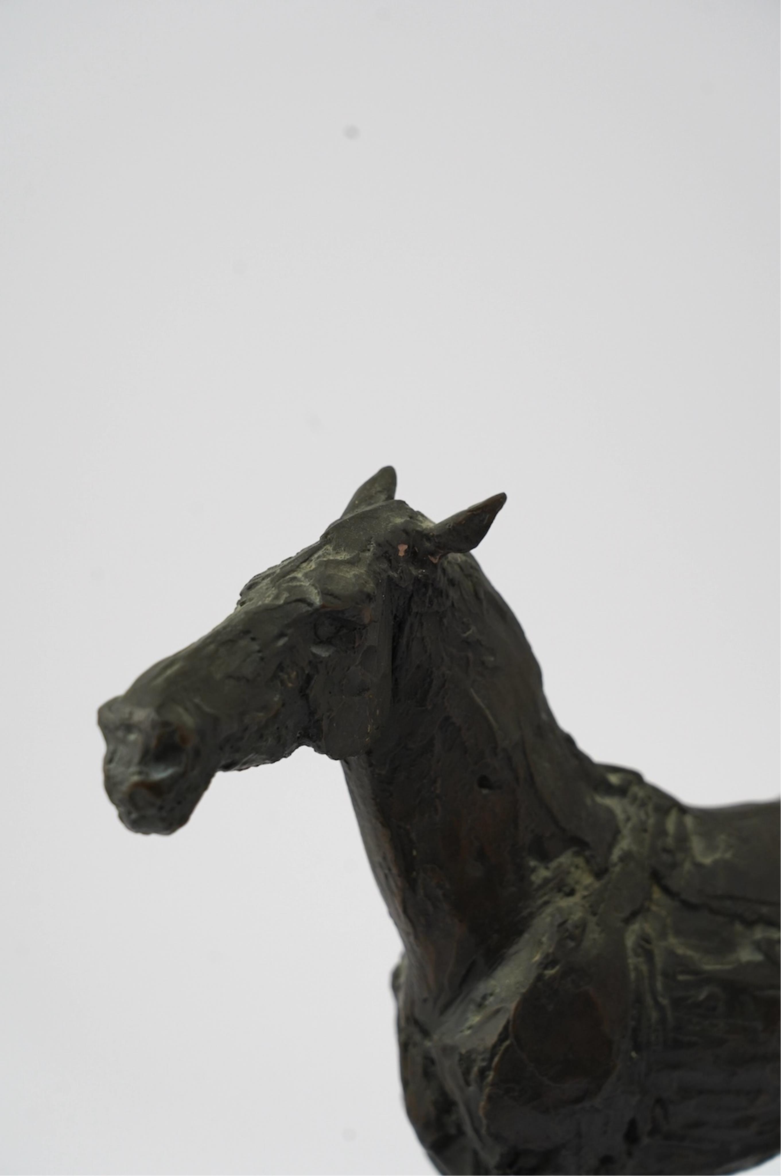 Dame Elizabeth Frink C.H. D.B.E. R.A. (English, 1930-1993), 'Horse, 1979', bronze, 30.5cm high, 33cm long, 9cm deep